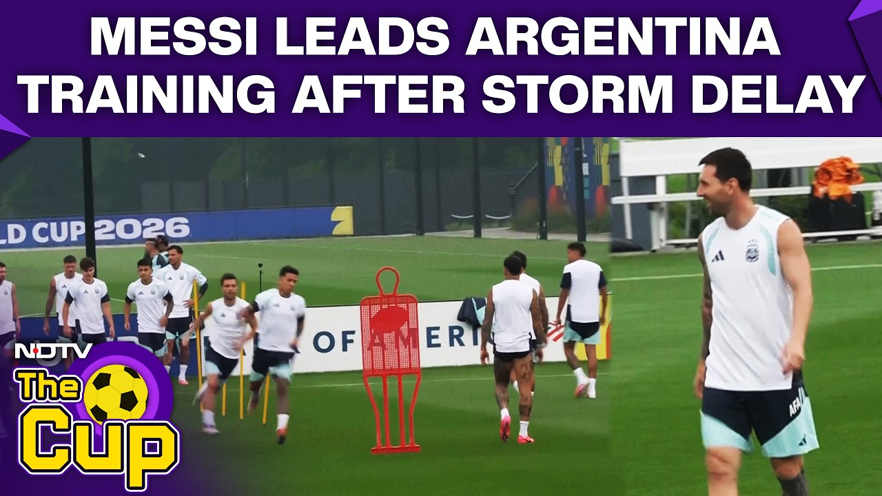 Messi Leads Argentina Training After Storm Delay Ahead of FIFA World Cup Final