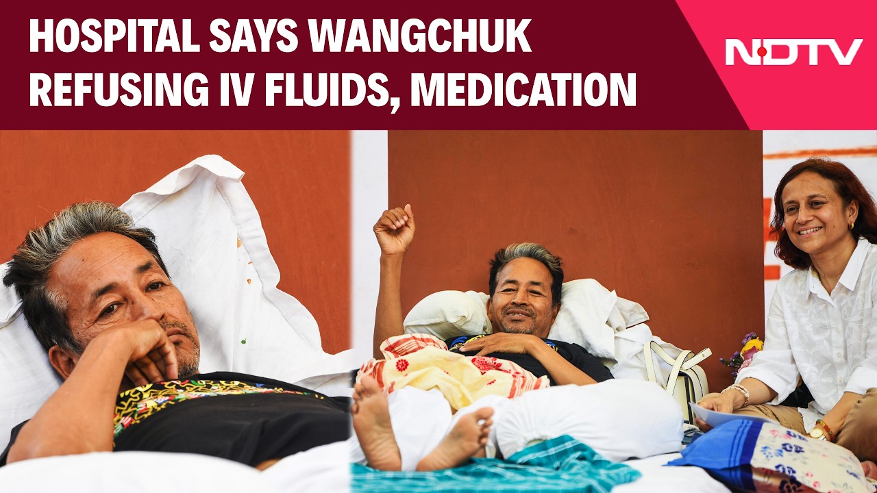 Sonam Wangchuk Hospitalised Highlights: Hospital Says Sonam Wangchuk Refusing IV Fluids, Medication