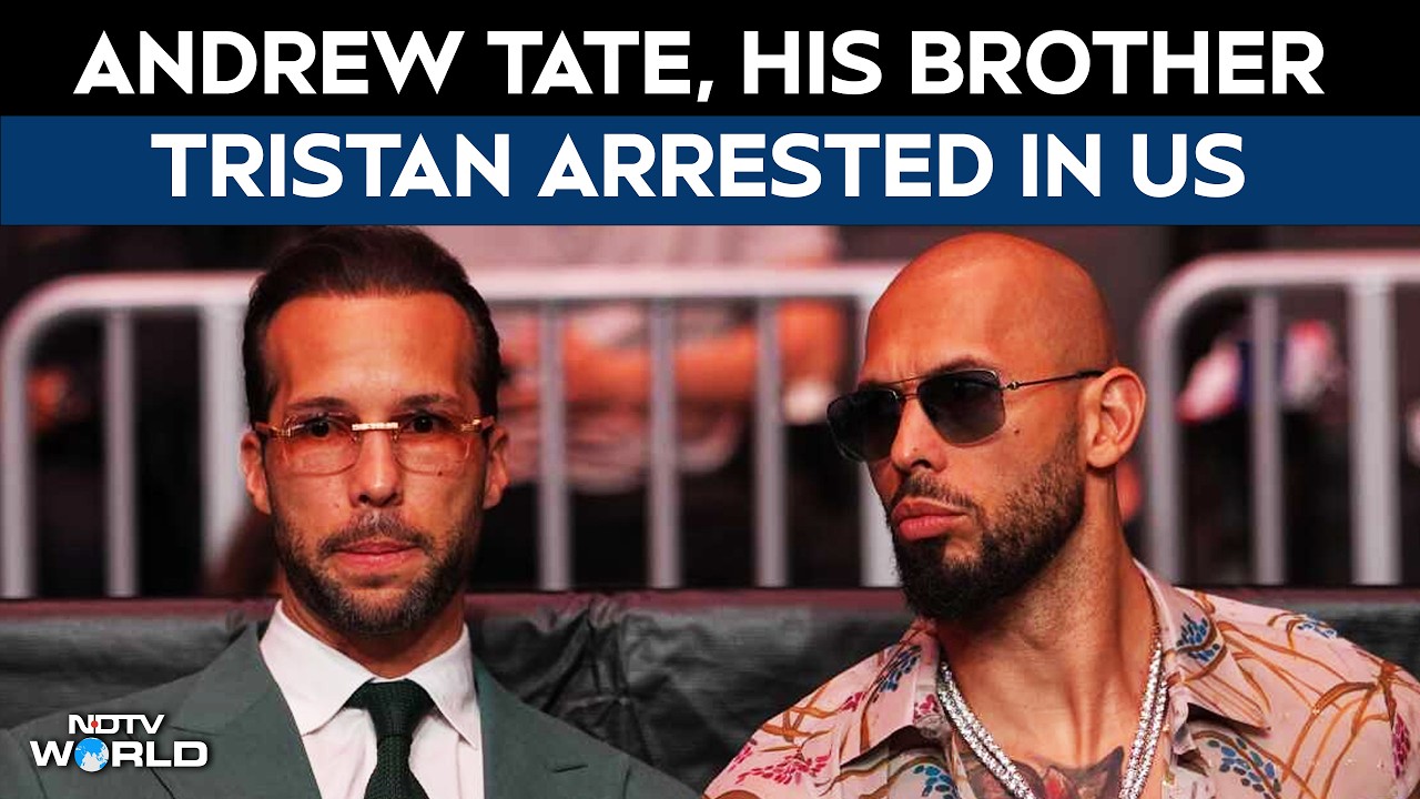 Andrew Tate Arrested News | Andrew, Tristan Tate Arrested In US Over UK Sex Crime Charges