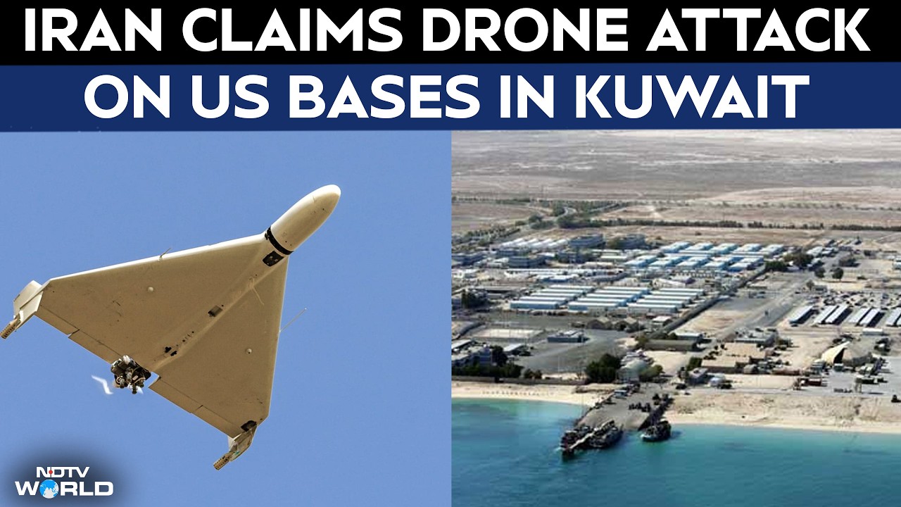 Iran Attacks Kuwait | Iran Claims Drone Strikes On Two US Bases In Kuwait