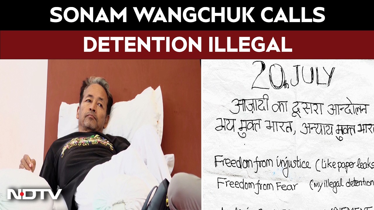 Sonam Wangchuk Writes From Hospital, Calls Detention Illegal