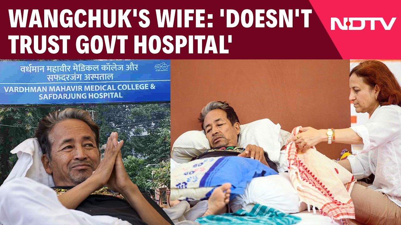 Sonam Wangchuk's Wife Seeks Urgent High Court Hearing For Hospital Transfer