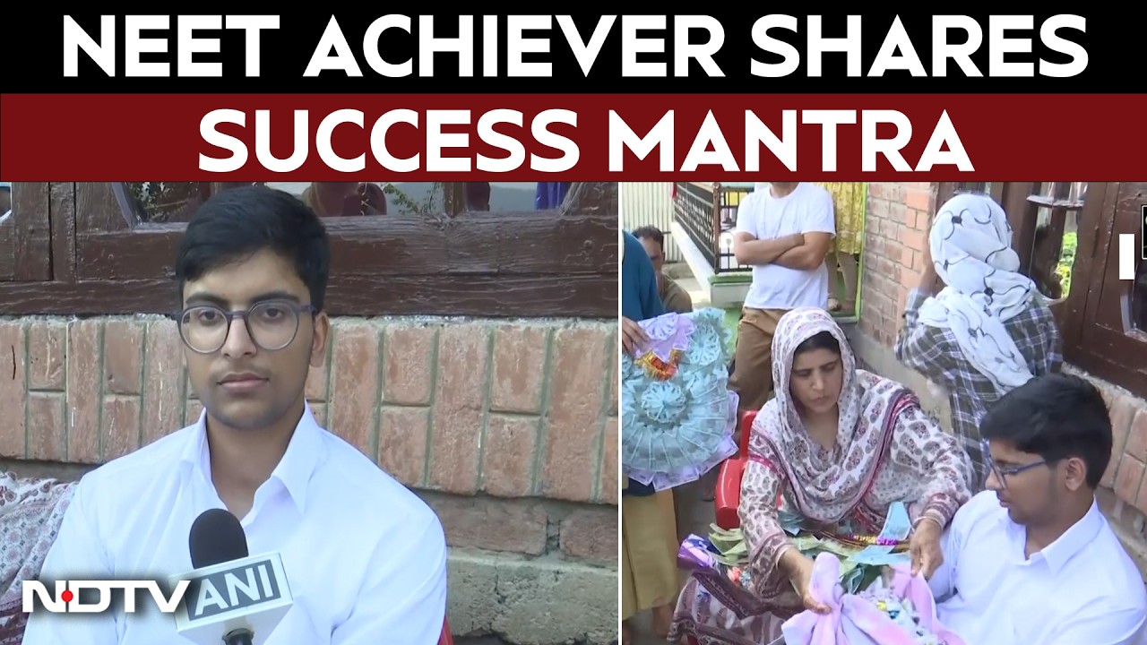 NEET Achiever From J&K's Anantnag Secures AIR-124; Shares Success Mantra