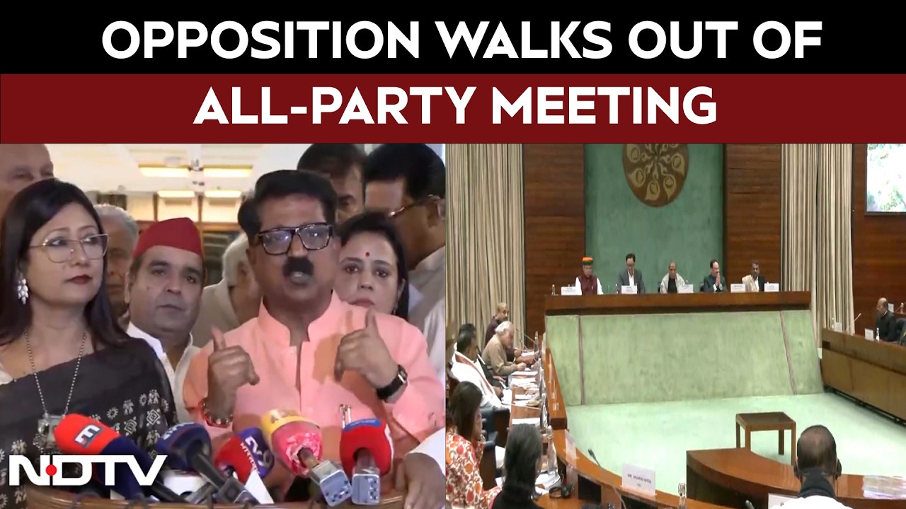 'Why Trinamool Rebels Invited?' Opposition Walks Out Of All-Party Meet