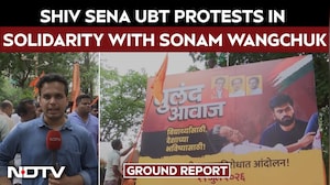 Uddhav Thackeray Backs Sonam Wangchuk, Demands PM Modi's Resignation At Shiv Sena UBT Protest
