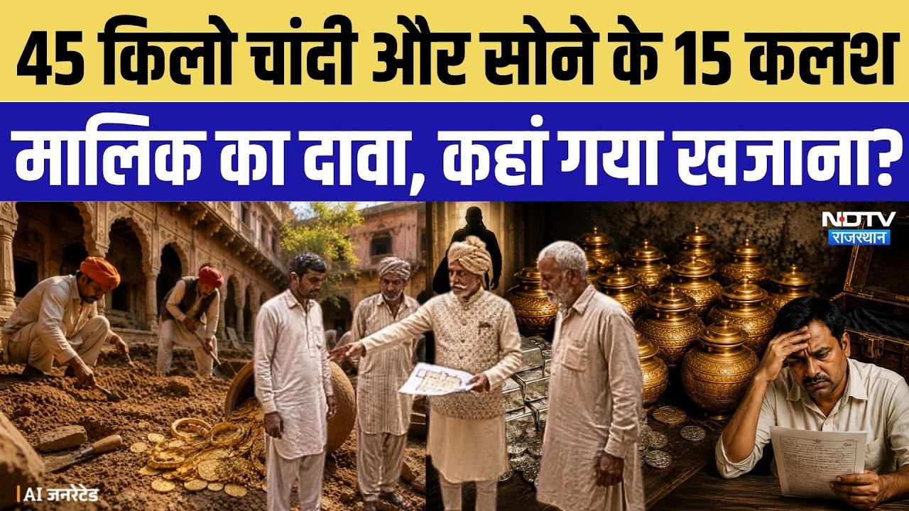 Jaipur News: 45 किलो चांदी और सोने के 15 कलश, मालिक का दावा, कहां गया खजाना? Treasure Mystery