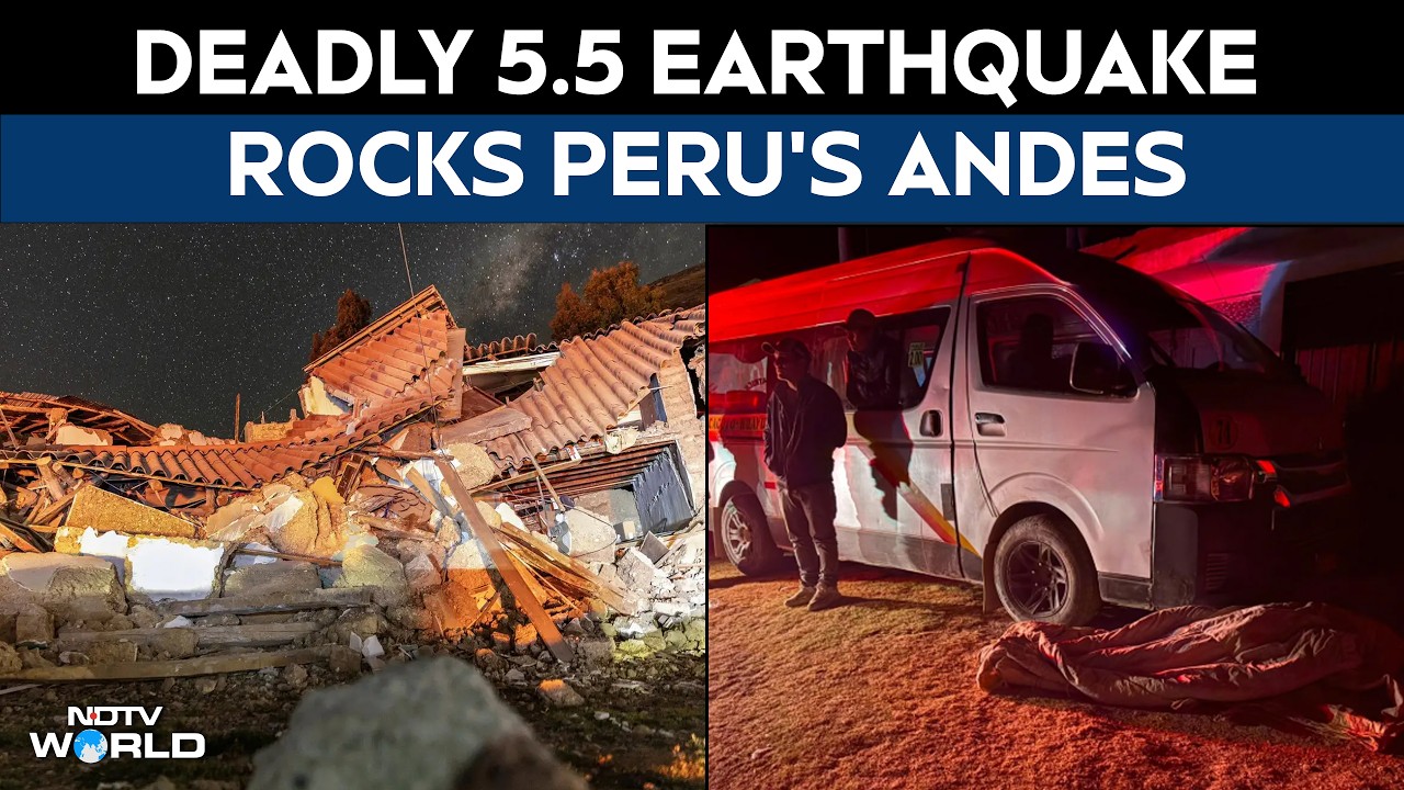 Peru Earthquake | Deadly 5.5 Earthquake Rocks Peru's Andes: 5 Killed, Homes Destroyed