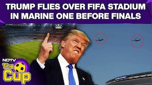 FIFA World Cup Closing Ceremony | Trump Flies Over Stadium In Marine One Before Attending WC Final