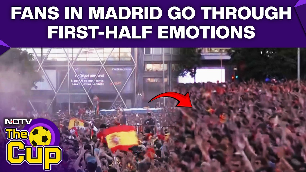 Spain Vs Argentina WC Final | Fans In Madrid Go Through First-Half Emotions As Spain Take On Argentina