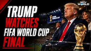 Trump FIFA World Cup Final | Trump Watches World Cup Final With Canada And Mexico Leaders