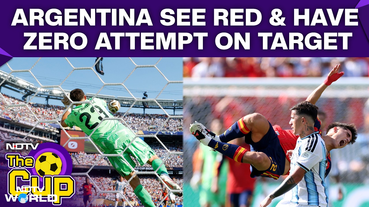 Argentina See Red And Have Zero Attempt On Target