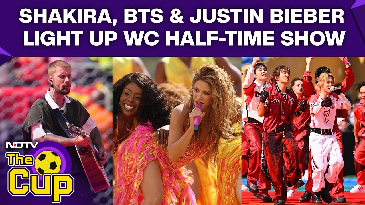 FIFA World Cup Final | Shakira, BTS & Justin Bieber Light Up Historic World Cup Half-Time Show