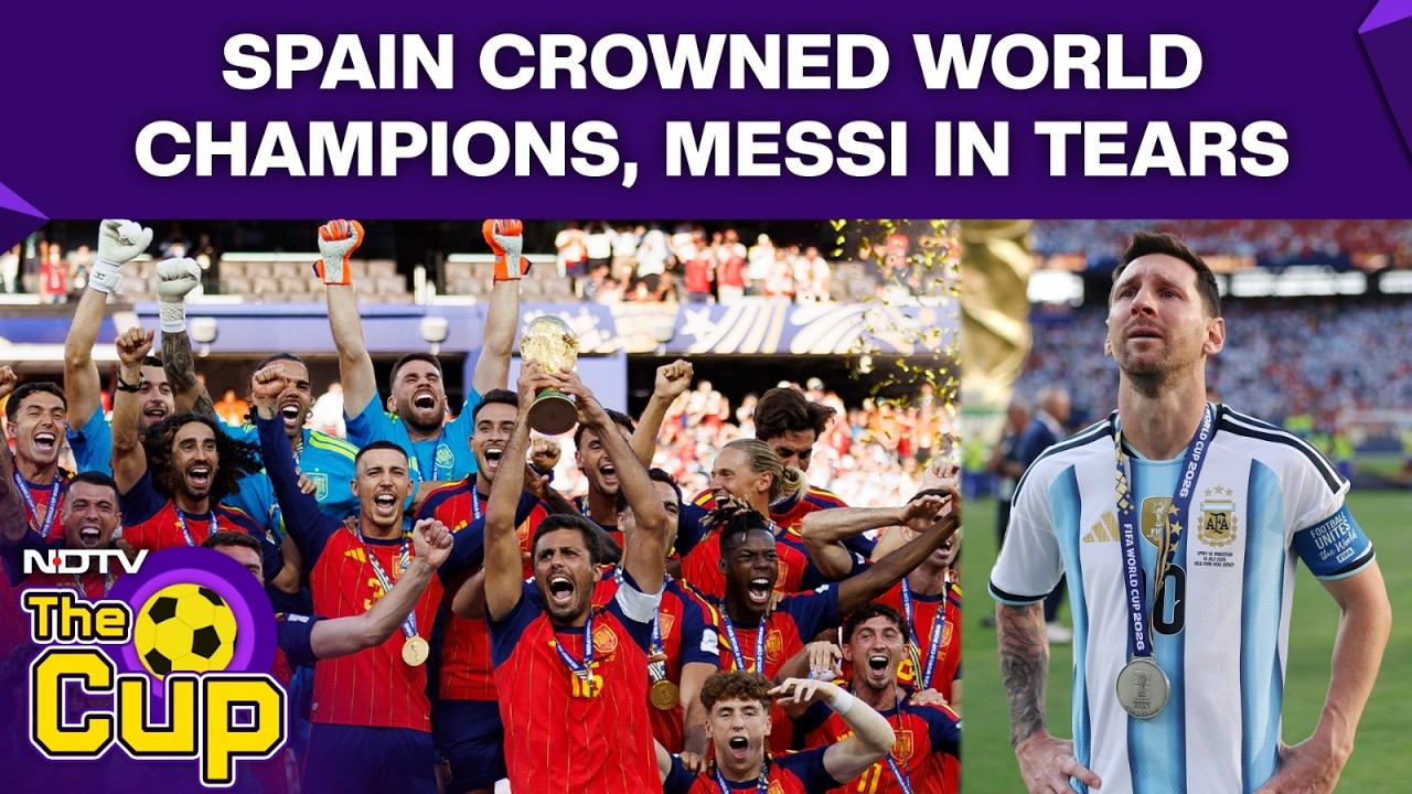 Spain Winning Moment | Spain Crowned World Cup Champions; Lionel Messi, Argentina Left In Tears
