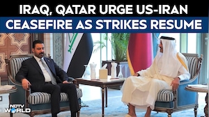 Iraq, Qatar Urge US-Iran Ceasefire As Air Strikes Resume