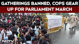 Large Gatherings Banned, Cops Geared Up: Delhi's Plan For Parliament March