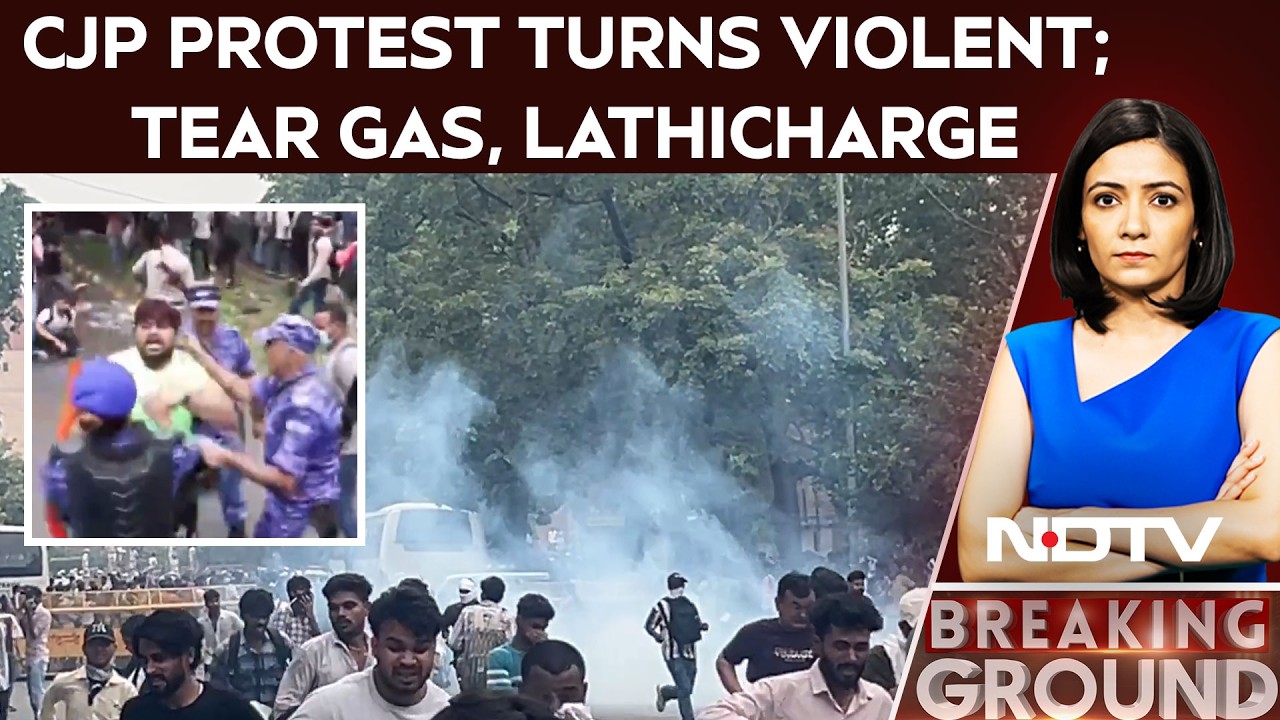 Jantar Mantar Protests |Tear Gas, Lathicharge As CJP's Parliament March Sparks Clashes