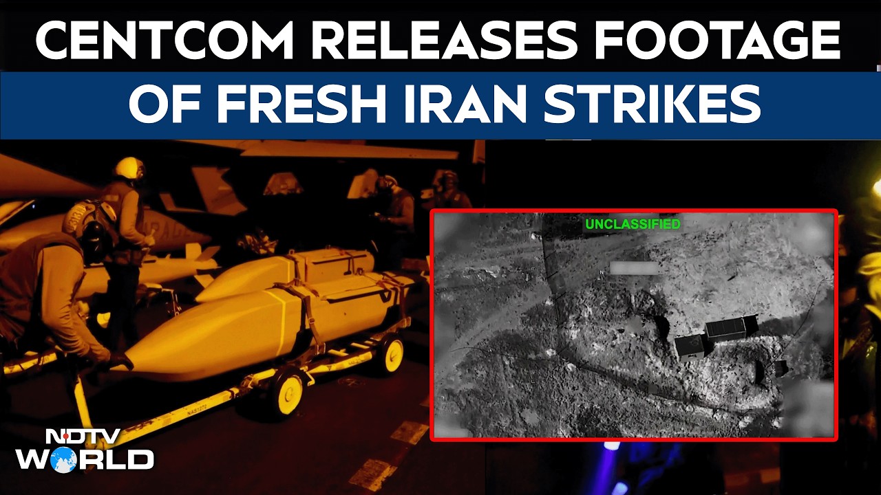 US Iran War | US Completes 9th Consecutive Night of Strikes Against Iran, CENTCOM Releases Footage