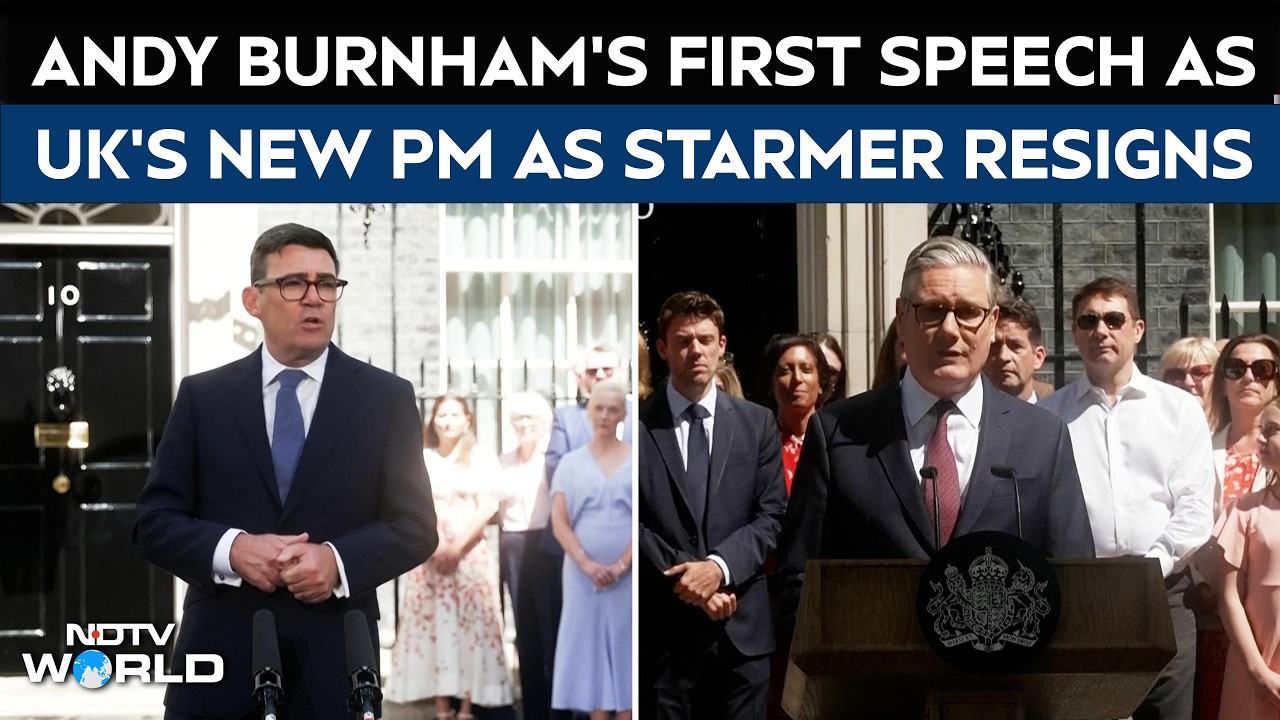 Andy Burnham's First Speech As The New Prime Minister Of UK As Keir Starmer Resigns