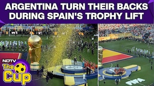 Argentina Players Turn Their Backs On Spain, Slammed For Classless Act During Trophy Presentation
