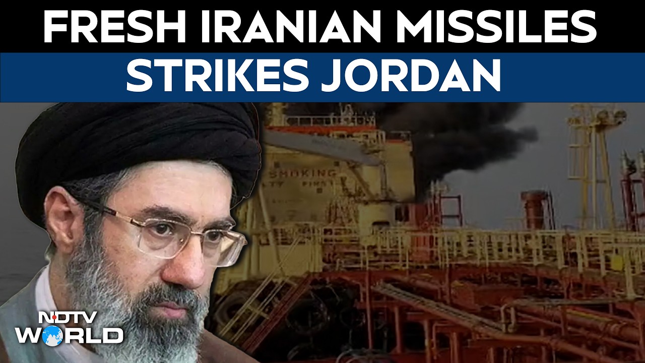 US Iran War | Fresh Iranian Missile Strikes Target Jordan