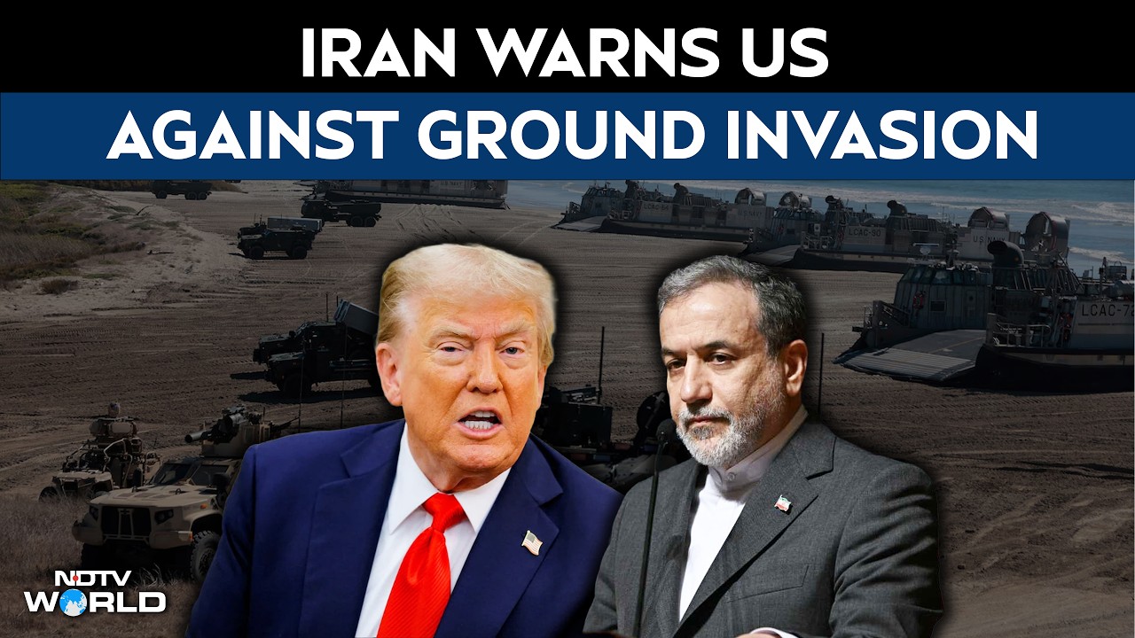 Iran Warns US Against Ground Invasion; Condemns Attack On Civilian Infrastructure
