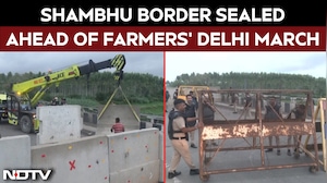 Police Tighten Security At Shambhu Border Amid Planned Farmers' March