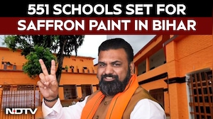 Political Row Erupts In Bihar Over Saffron Colour Plan For 500 New Model Schools