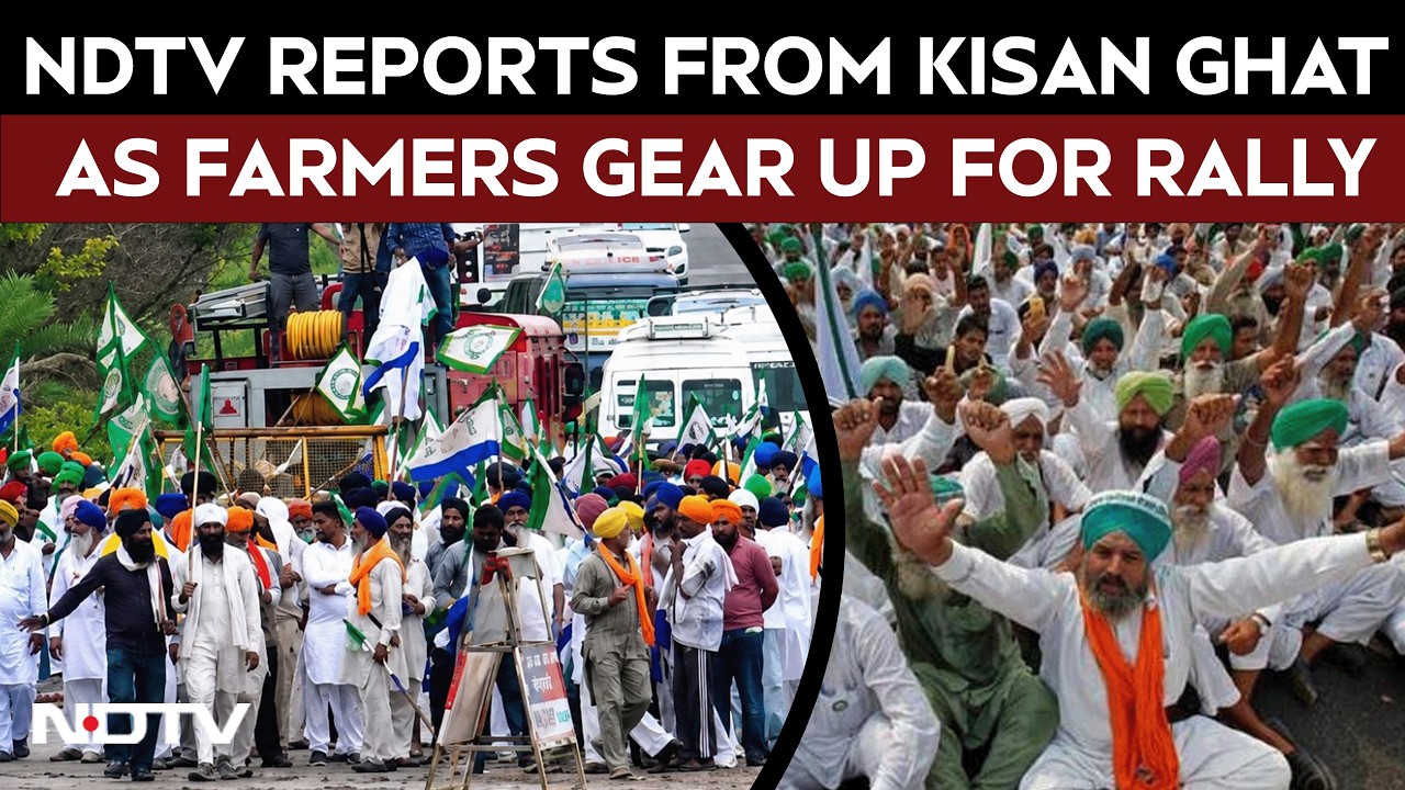 Farmers Protest | NDTV Reports From Kisan Ghat Where Heavy Police Is Deployed Ahead Of The Rally