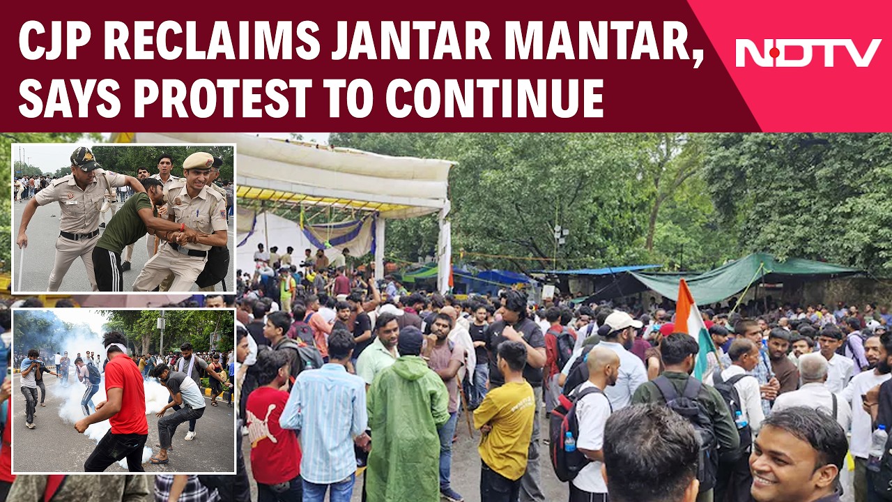 CJP Reclaims Jantar Mantar, Says Protest To Continue, Police On Alert