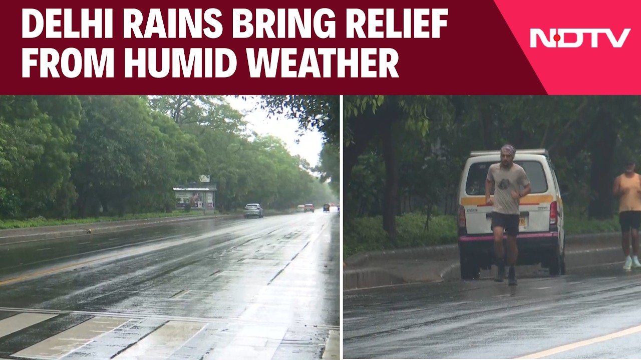 Delhi Gets Relief From Humid Weather As Rain Lashes Parts Of National Capital