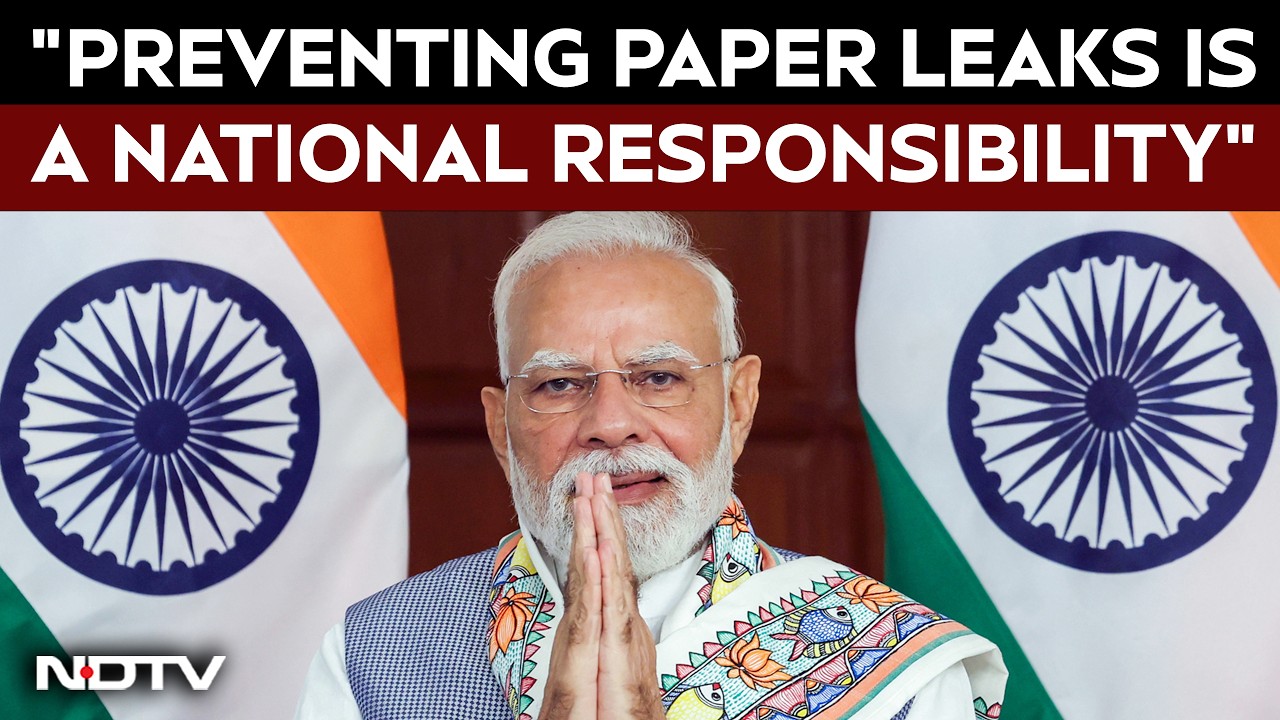 PM Modi On NEET Row: "Preventing Paper Leaks A National Responsibility"