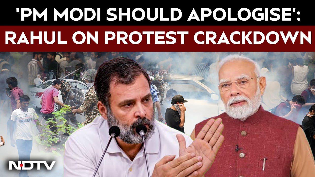 CJP Protest | "Why Is PM Silent?" Rahul Gandhi To Meet Students Injured During CJP March