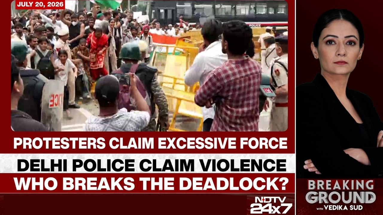 Opposition Demands Discussion On Police Action At Jantar Mantar