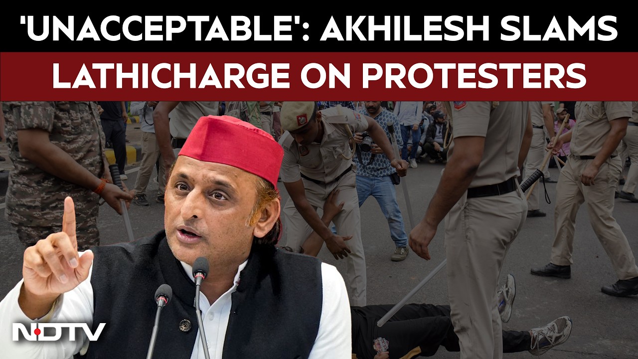 CJP Protest | Akhilesh Yadav Targets Centre Over Student Protest Crackdown