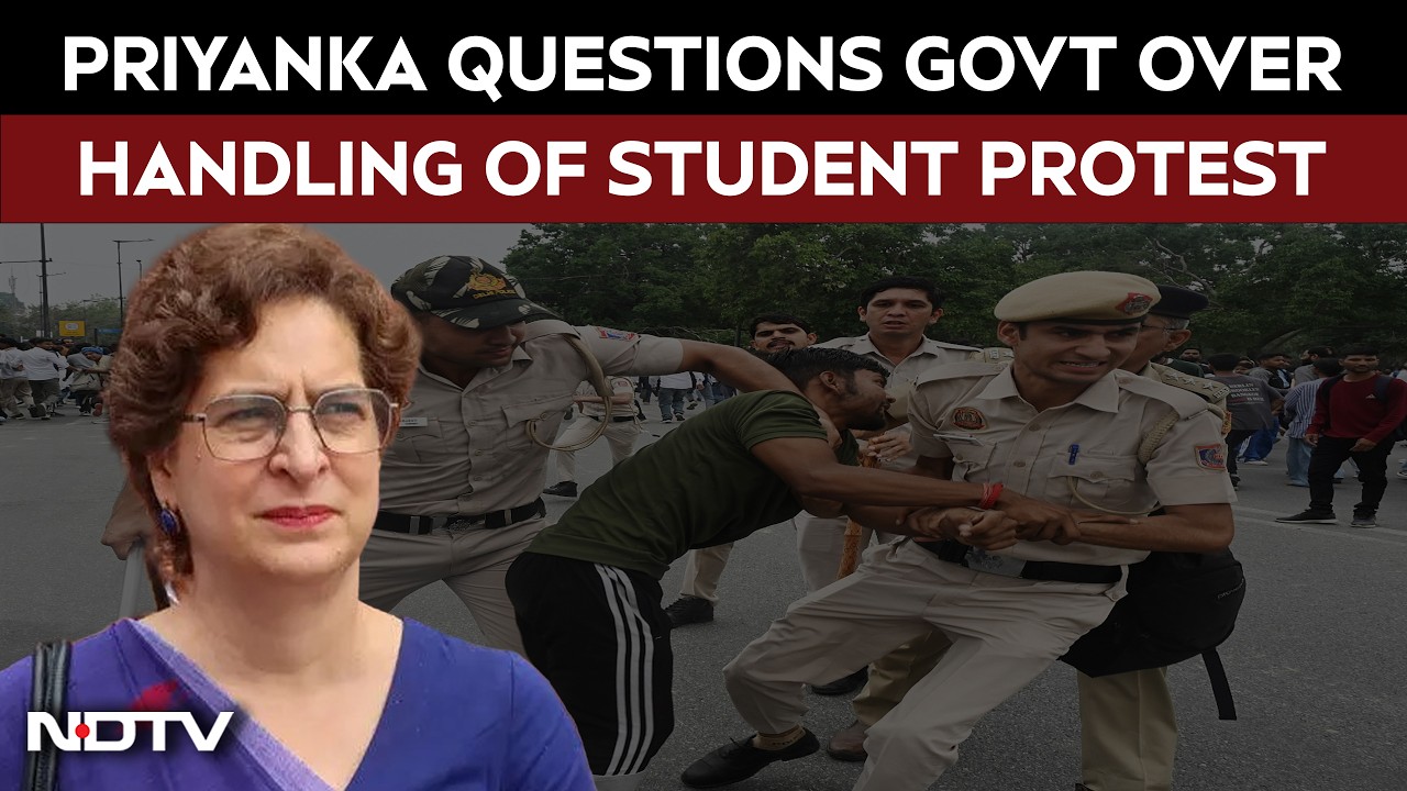 CJP Protest | 'Students Deserve To Be Heard': Priyanka Gandhi Attacks Govt Over Students Protest