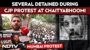 Mumbai CJP Protest | Several Detained From CJP Protest At Chaityabhoomi In Mumbai | NDTV  Report