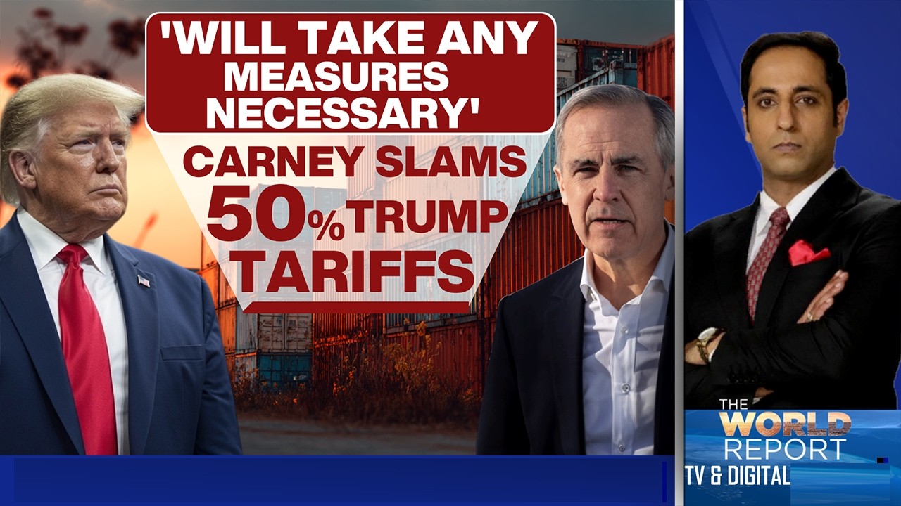 Trump Vs Carney: US slams 50% tariffs on Canada | Carney to take 'Necessary Measures' | US Canada