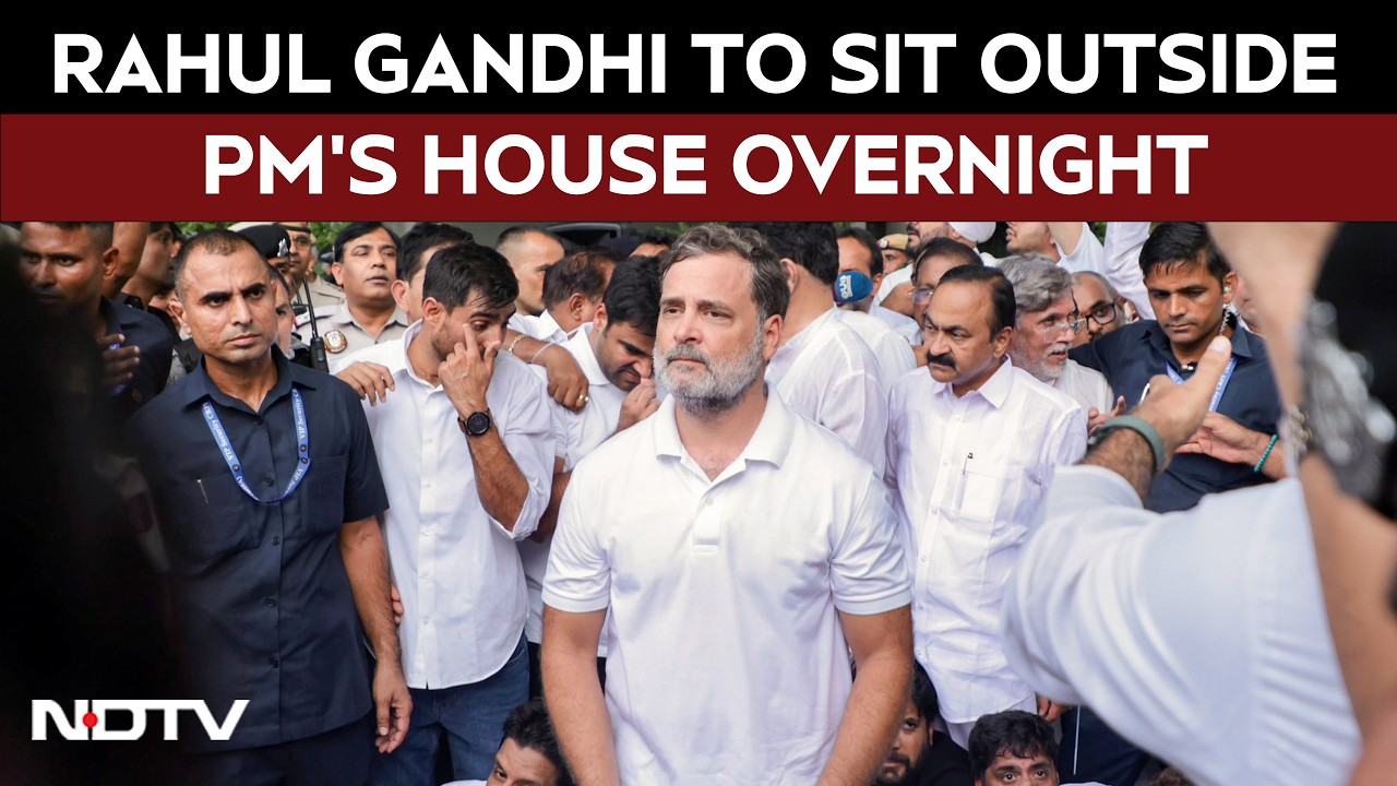 Rahul Gandhi To Sit Outside PM's House Overnight, Sends 'Join Protest' Message