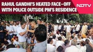 Rahul Gandhi In Heated Exchange With Delhi Police During Congress' Protest Outside PM's Residence