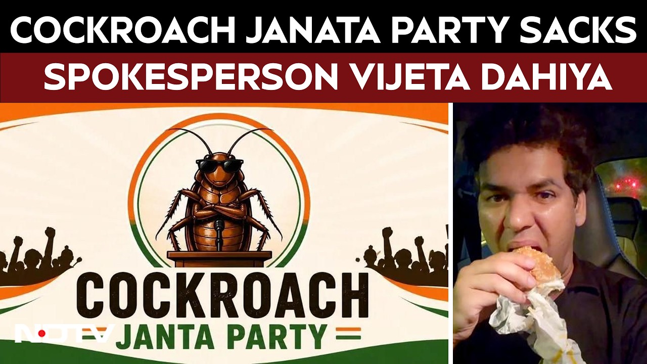 Cockroach Janata Party Sacks Spokesperson Vijeta Dahiya