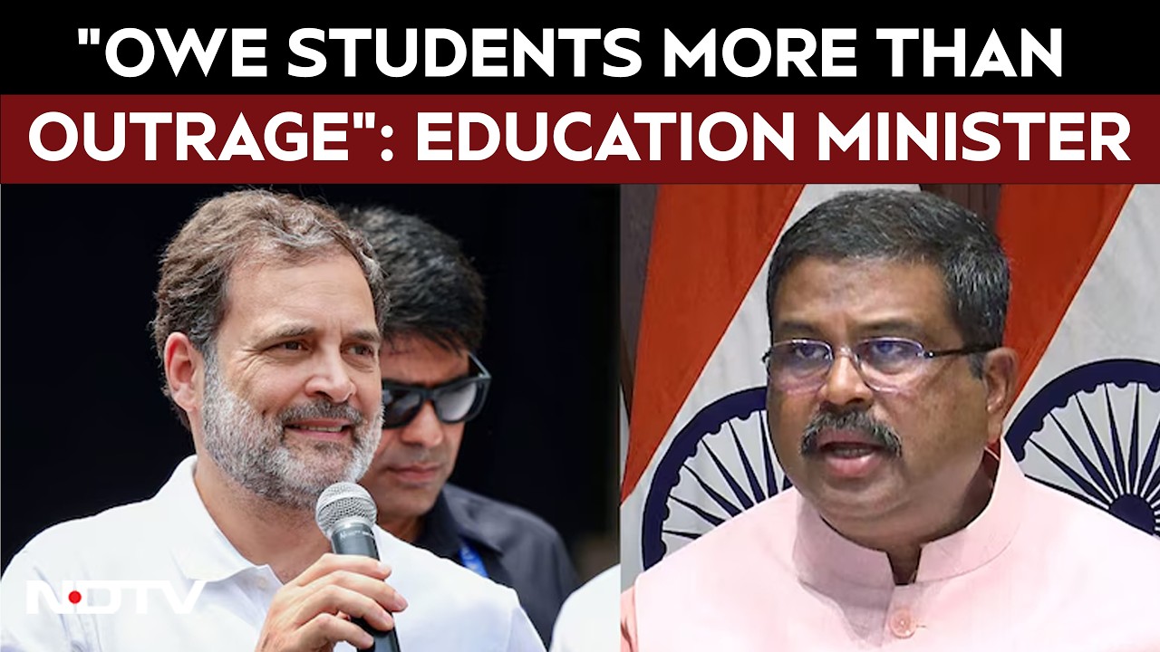 Dharmendra Pradhan Slams Rahul Gandhi: "Owe Students More Than Outrage"