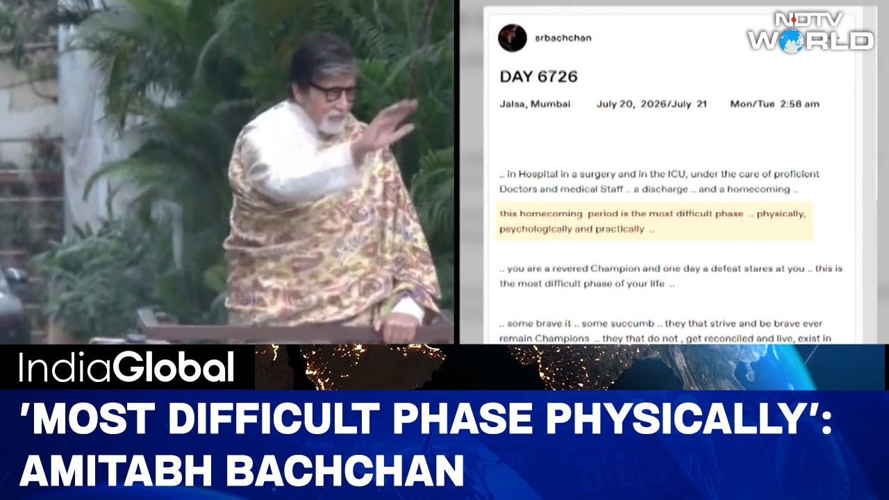 Amitabh&rsquo;s Post About Hospitalisation Sparks Concerns Among Fans