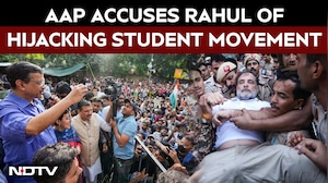 AAP Accuses Rahul Gandhi Of Hijacking Student Movement