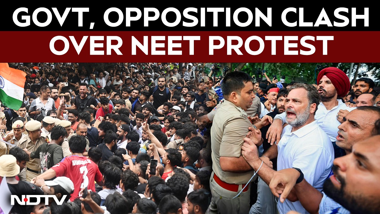 NEET Protest: Opposition Demands Dharmendra Pradhan's Resignation