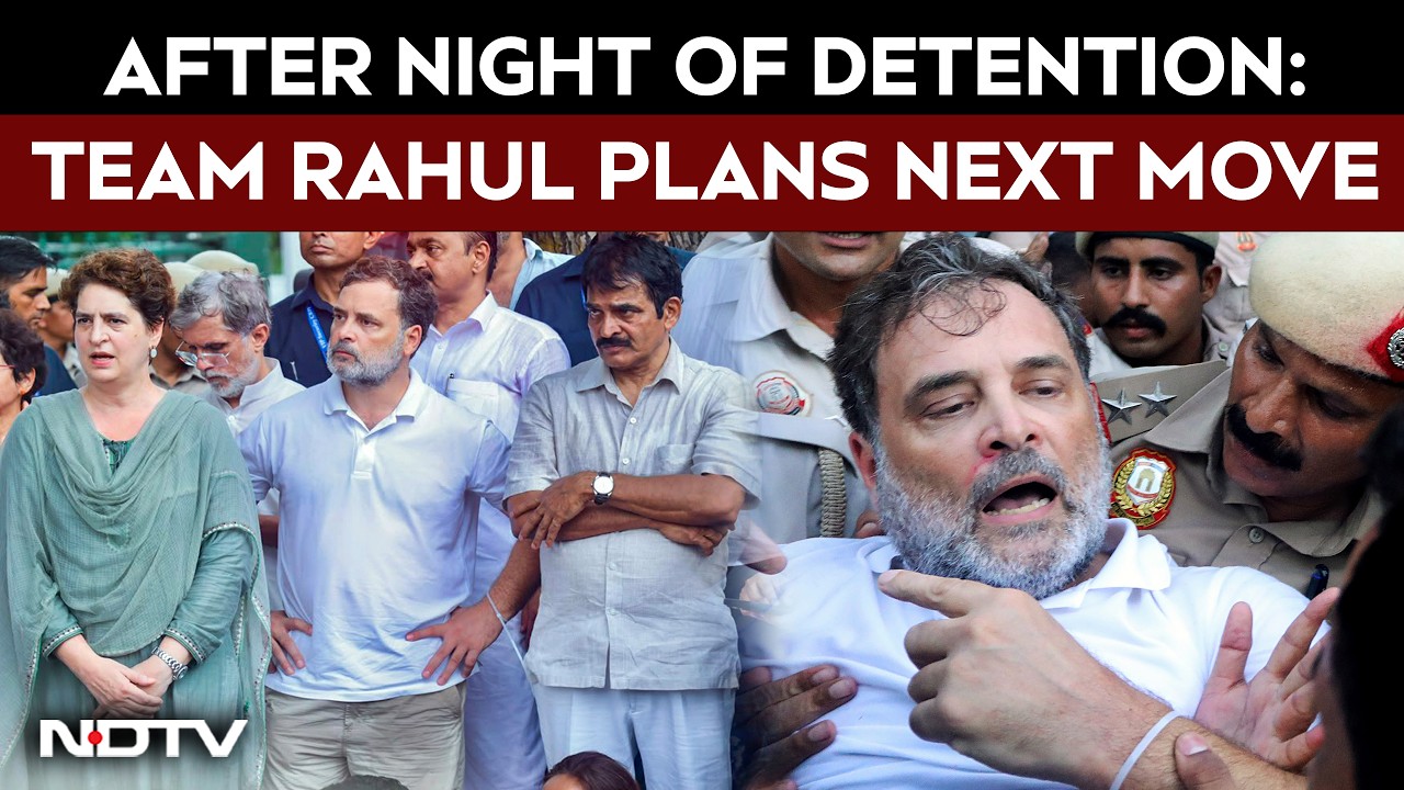Rahul Gandhi Detained | After Night Of Detention Drama: Team Rahul Plans Next Cong Move