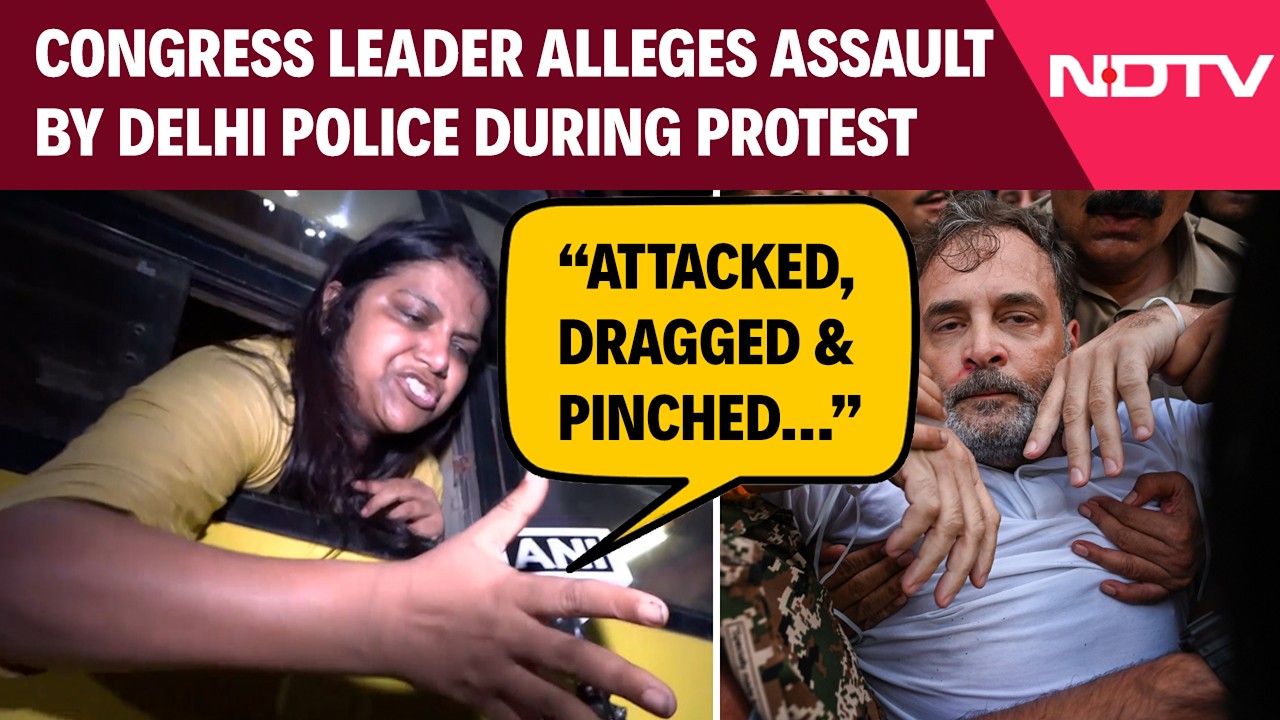 Congress' Jebi Mather Alleges Assault By Delhi Police At 7LKM Protest
