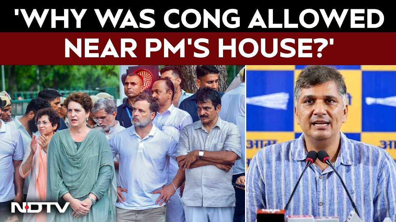 AAP's Saurabh Bhardwaj Questions Rahul's Protest Near PM's Residence
