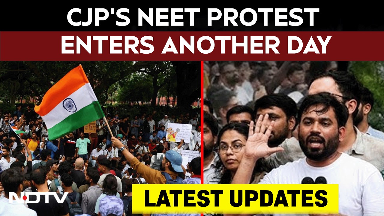 CJP's Protest Over the Alleged NEET Irregularities Entered Another Day