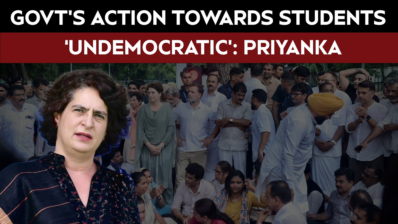 Priyanka Gandhi Calls Govt Action Against Protesting Students 'Undemocratic'
