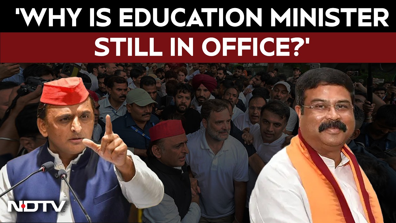 Akhilesh Yadav Questions Govt Over Retention Of Education Minister